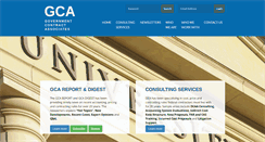 Desktop Screenshot of govcontractassoc.com